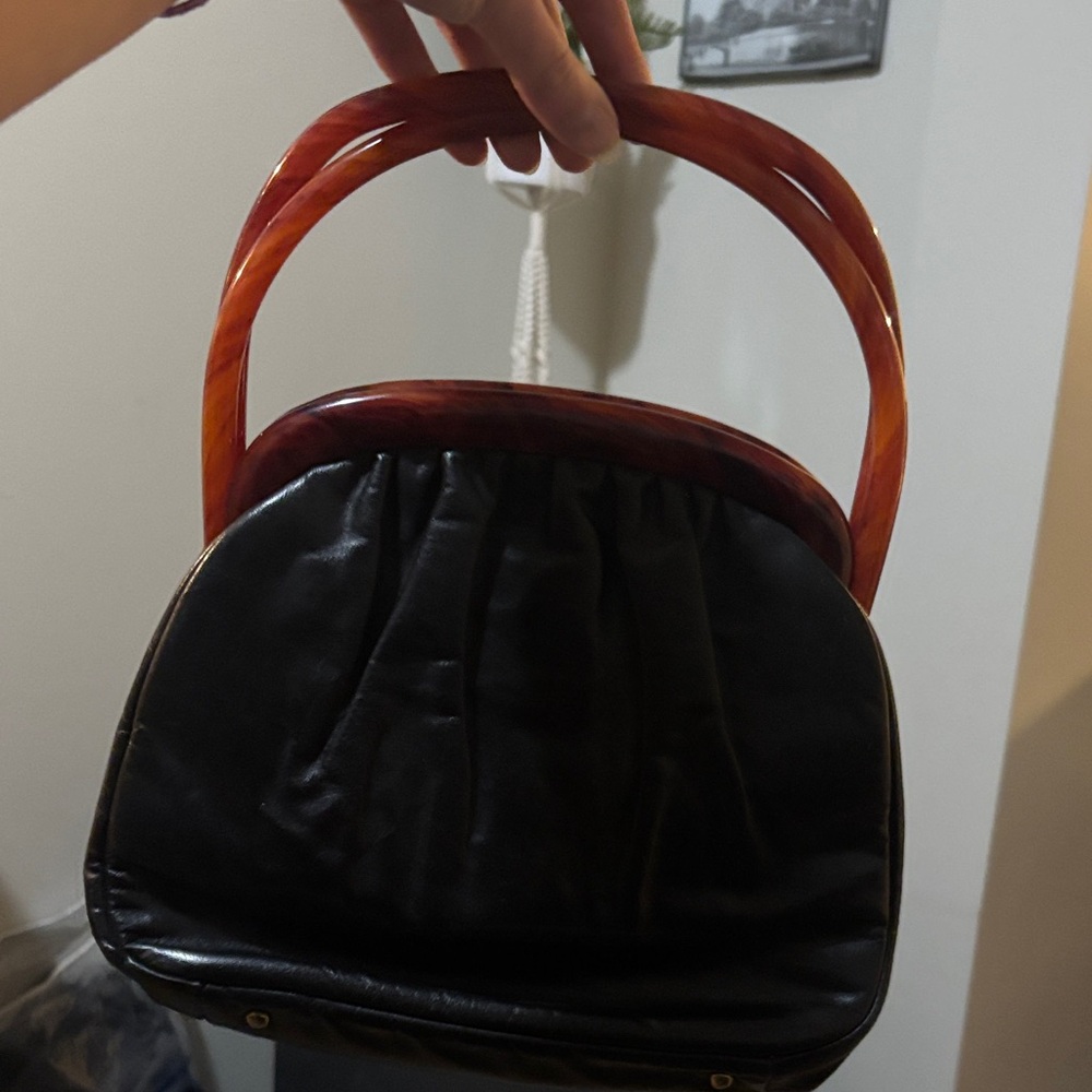 Etra Black and Brown Women's Handbag